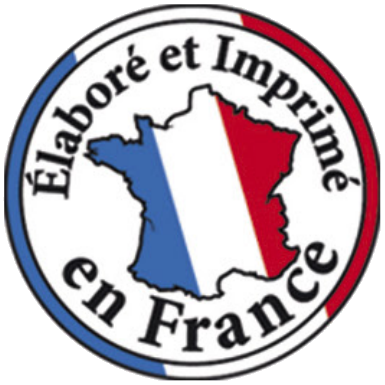 Élaboré et imprimé en France